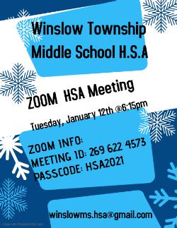 Middle School H.S.A. Meeting